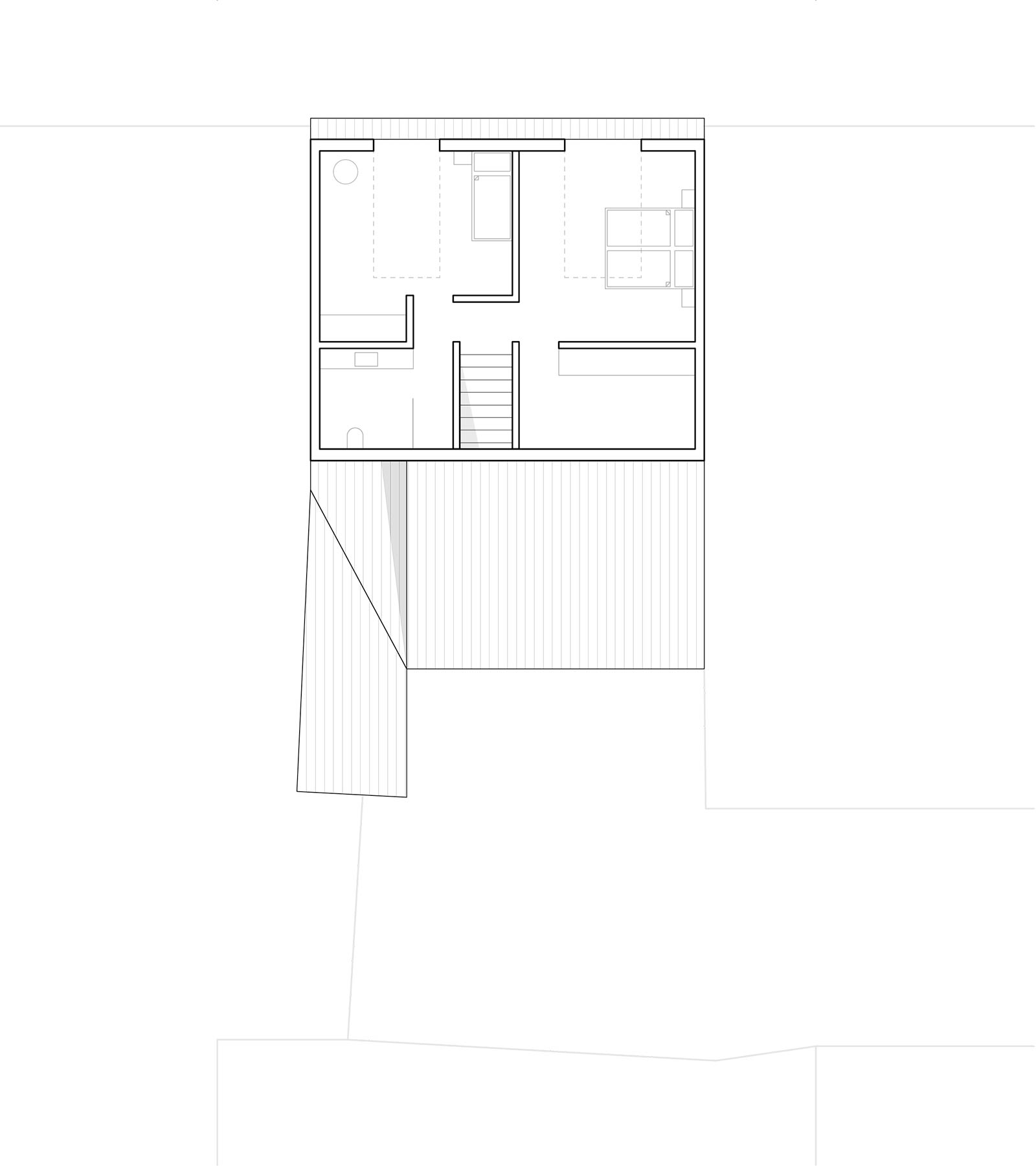 Hewitt-Architektur, Mehrfamilienhaus - Rheingaustraße Dieburg - Grundriss DG