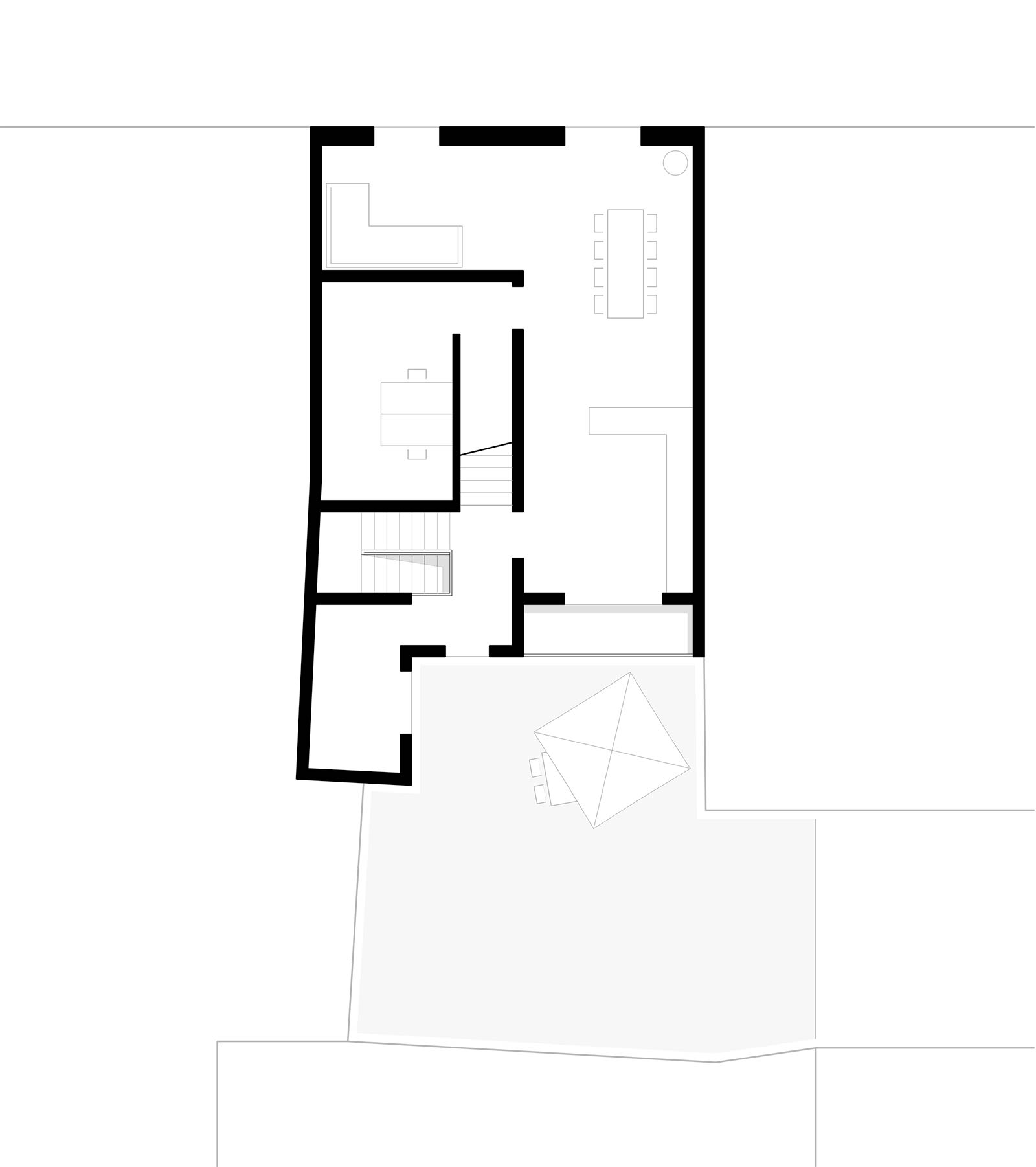 Hewitt-Architektur, Mehrfamilienhaus - Rheingaustraße Dieburg - Grundriss OG