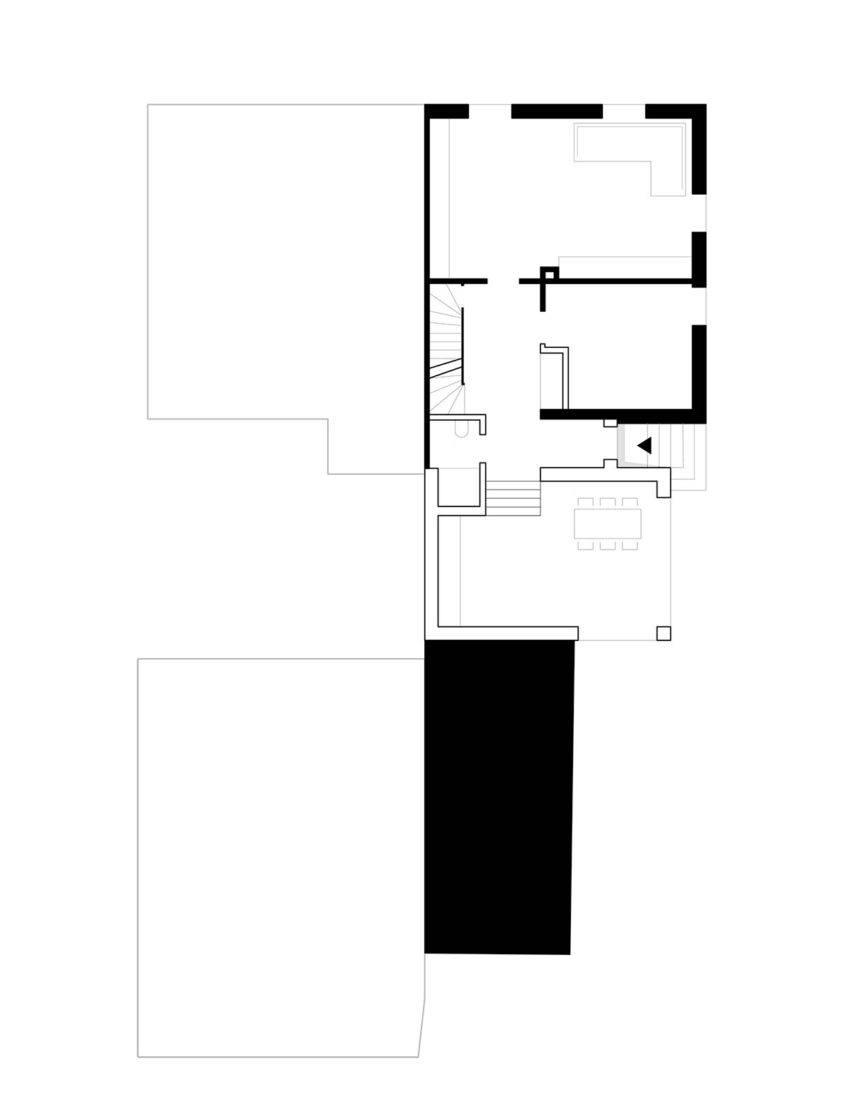 Hewitt-Architektur, Dominic Hewitt - Architekt, Anbau - Lückenfüller Grundriss_EG