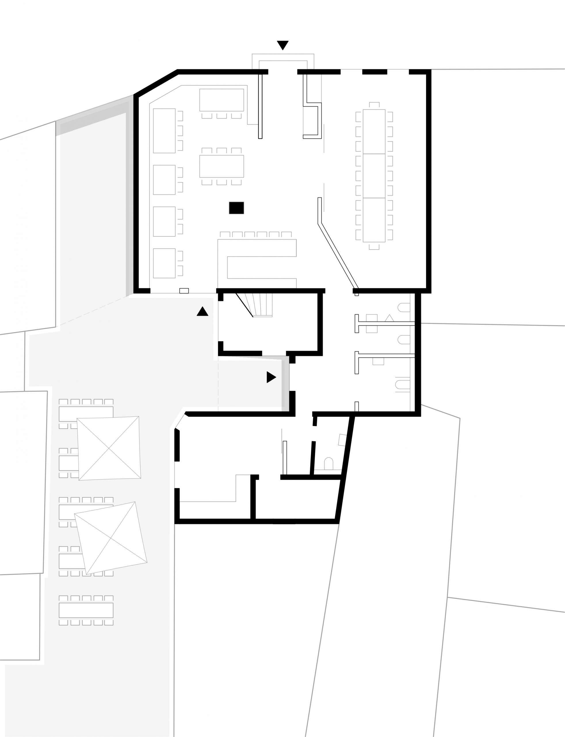 Hewitt-Architektur, Dominic Hewitt - Architekt, Petermann Dieburg - Fachwerkhaus Grundriss EG